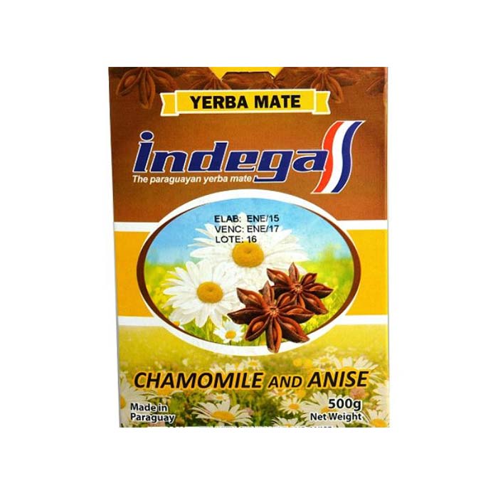 Indega Yerba Mate Manzanilla Anis